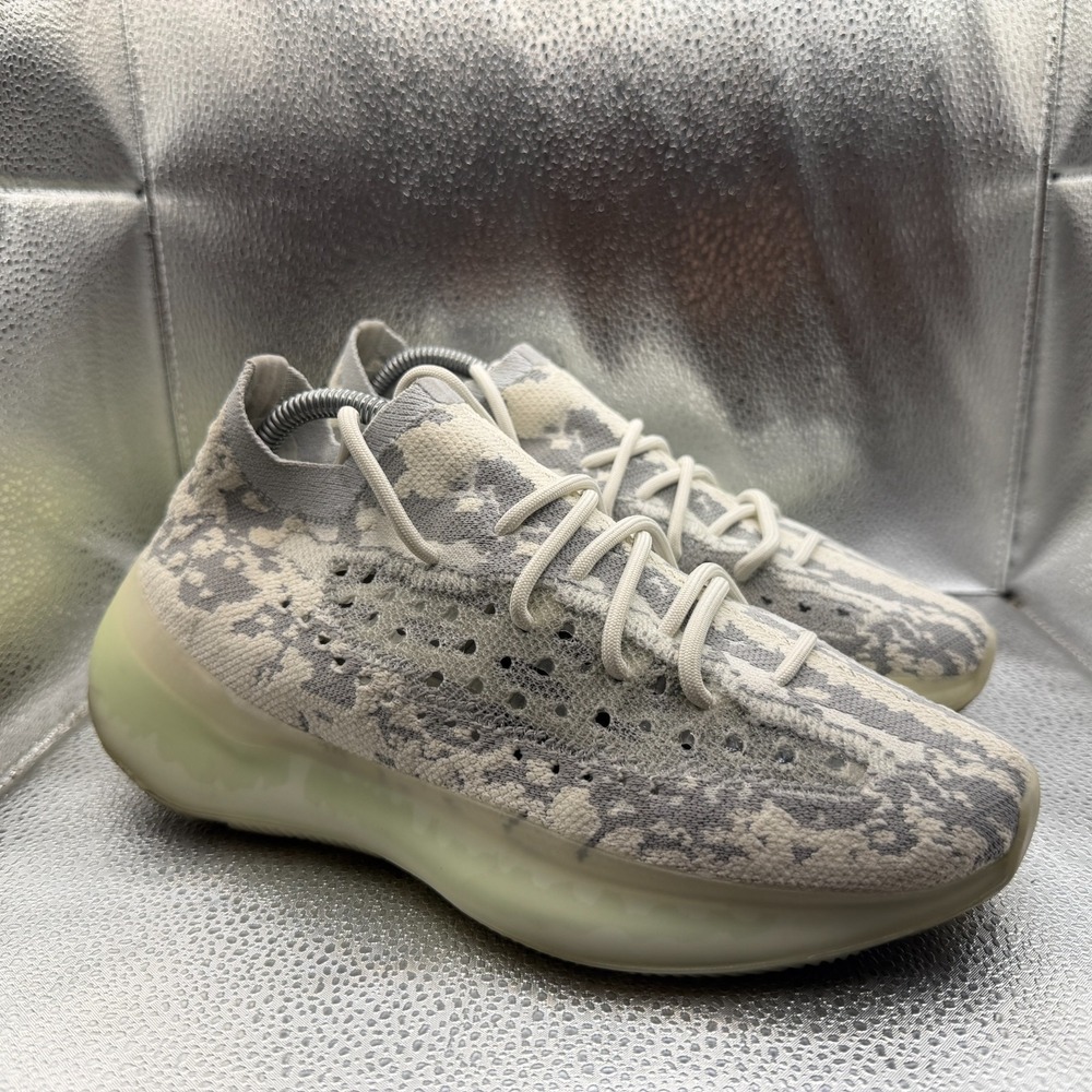 Size 8.5 Adidas Yeezy‎ Boost 380 Alien White Gray Mens Athletic Shoes FV3260
